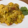 Indiase aloo gobi met bloemkool