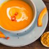 Kerrie pompoensoep met mango