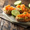 Gerookte zalm met avocado